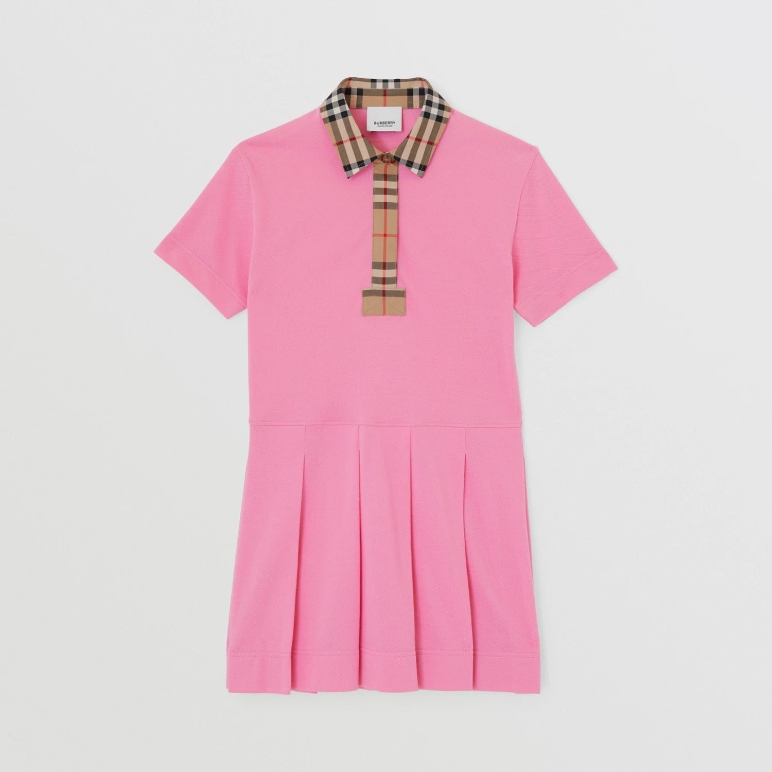Girls Pink Cotton Dress