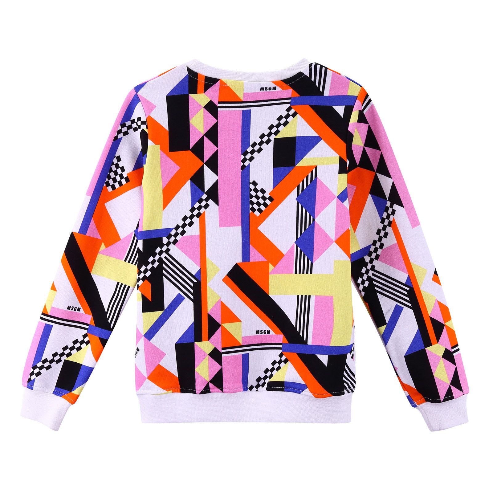 Girls Multicolor Printed Cotton Sweatshirt - CÉMAROSE | Children's Fashion Store - 2