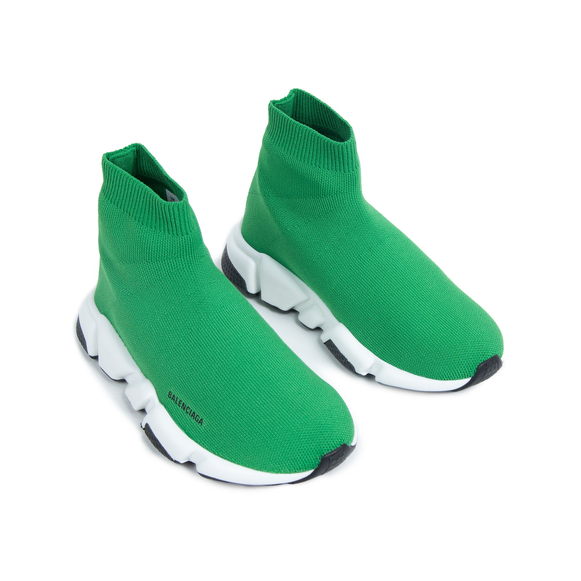 Boys & Girls Green Logo Shoes