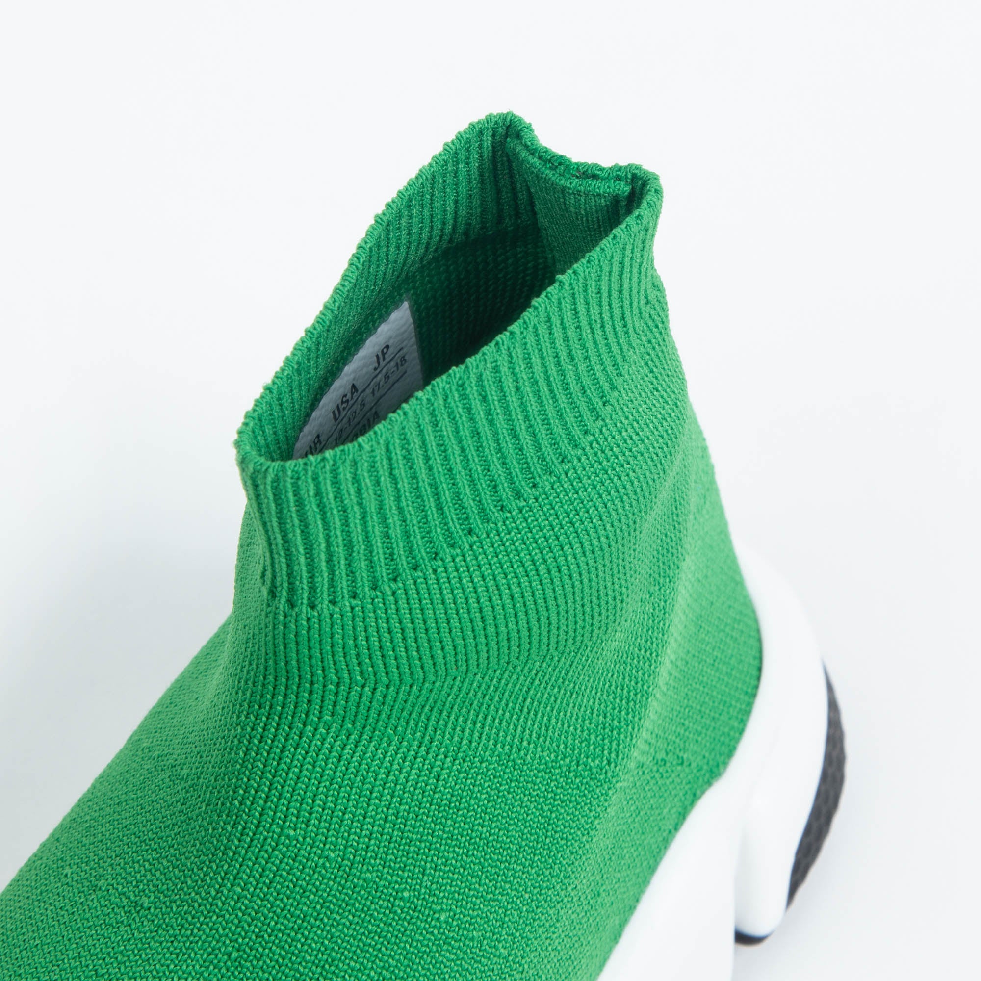 Boys & Girls Green Logo Shoes