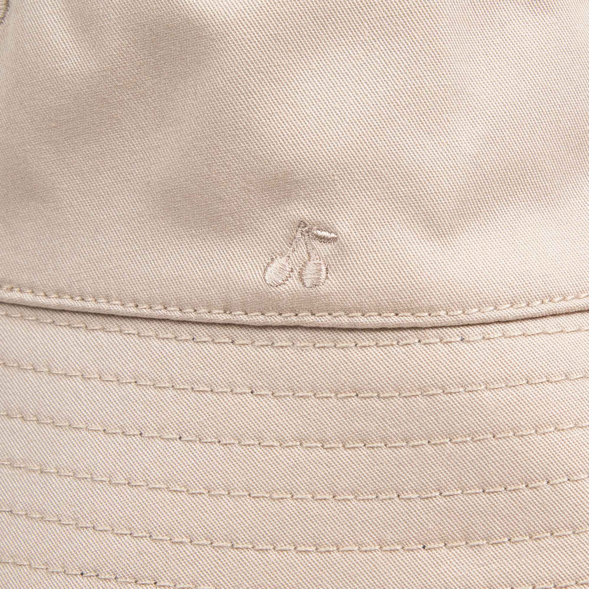 Girls Beige Bucket Hat