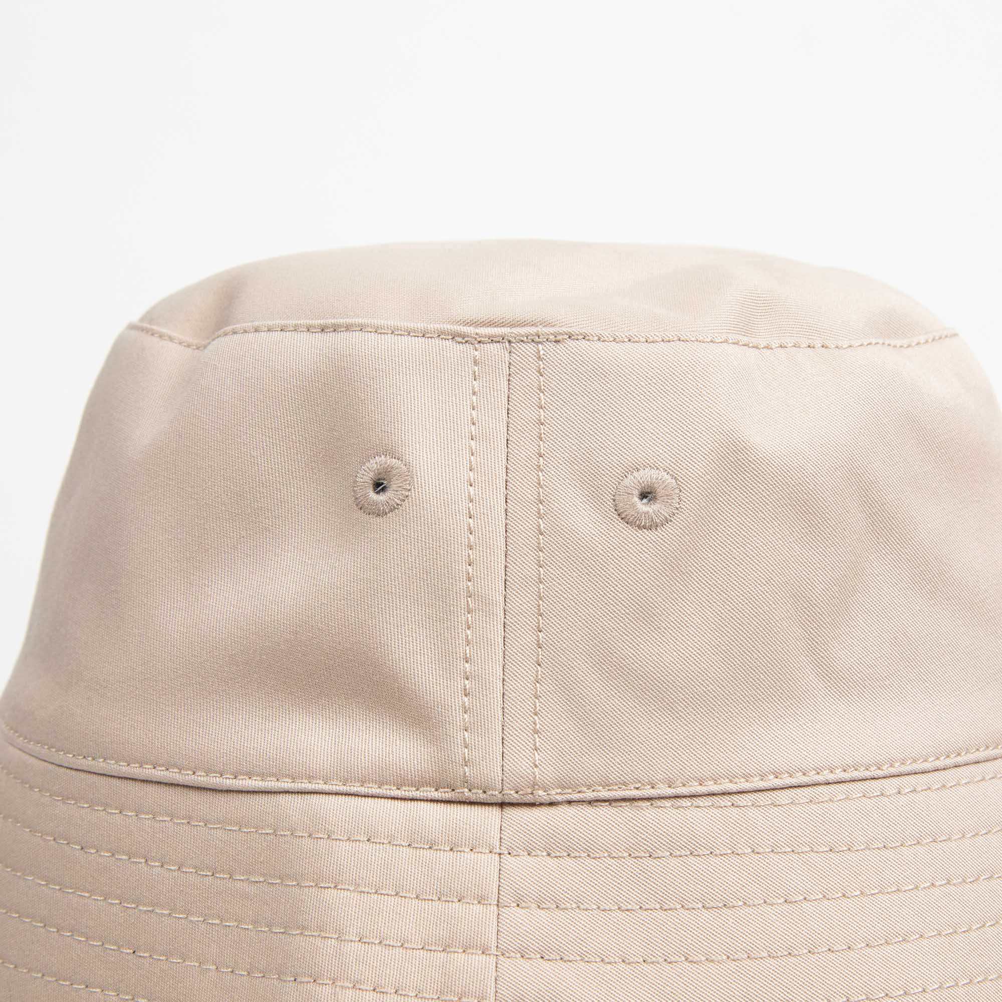 Girls Beige Bucket Hat