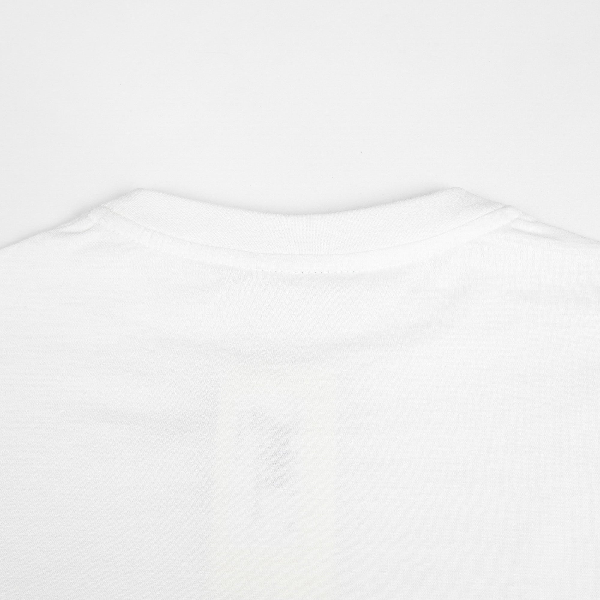Boys & Girls White FF Logo Cotton T-Shirt