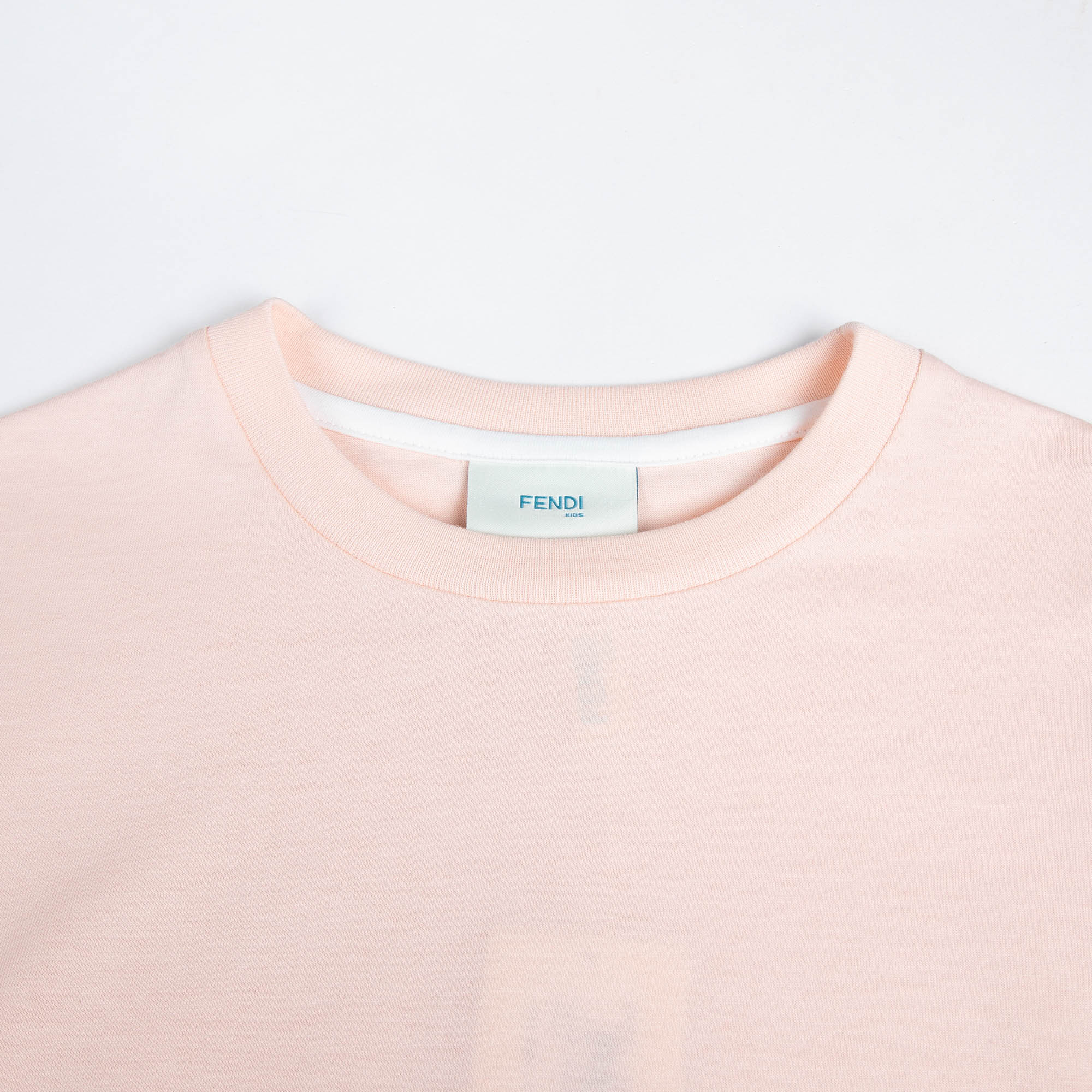 Boys & Girls Pink Logo Cotton T-Shirt