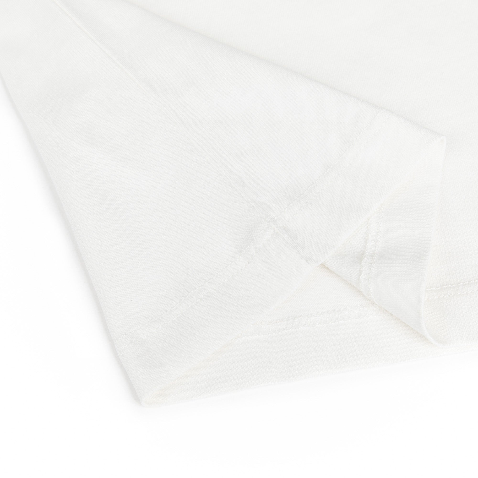 Girls White Logo Cotton T-Shirt