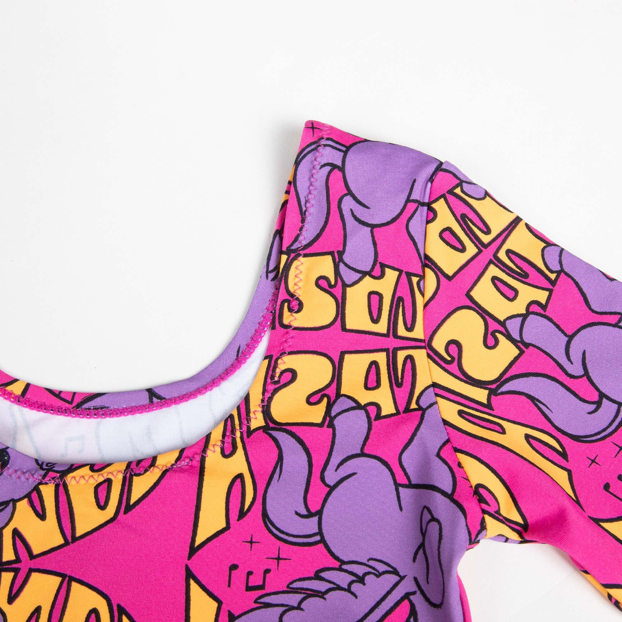 Girls Multicolor Printed Dress
