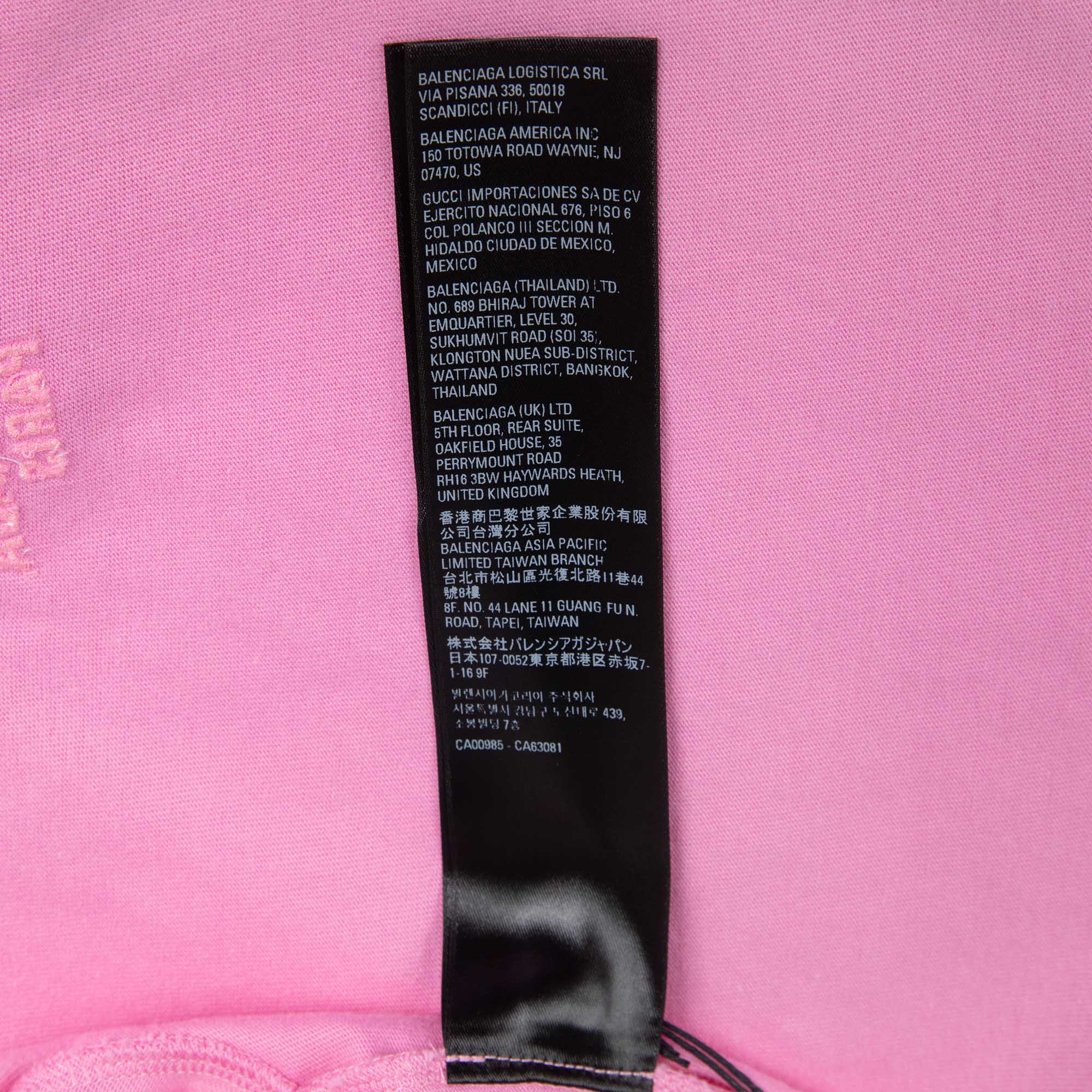 Boys & Girls Pink Logo Cotton T-Shirt