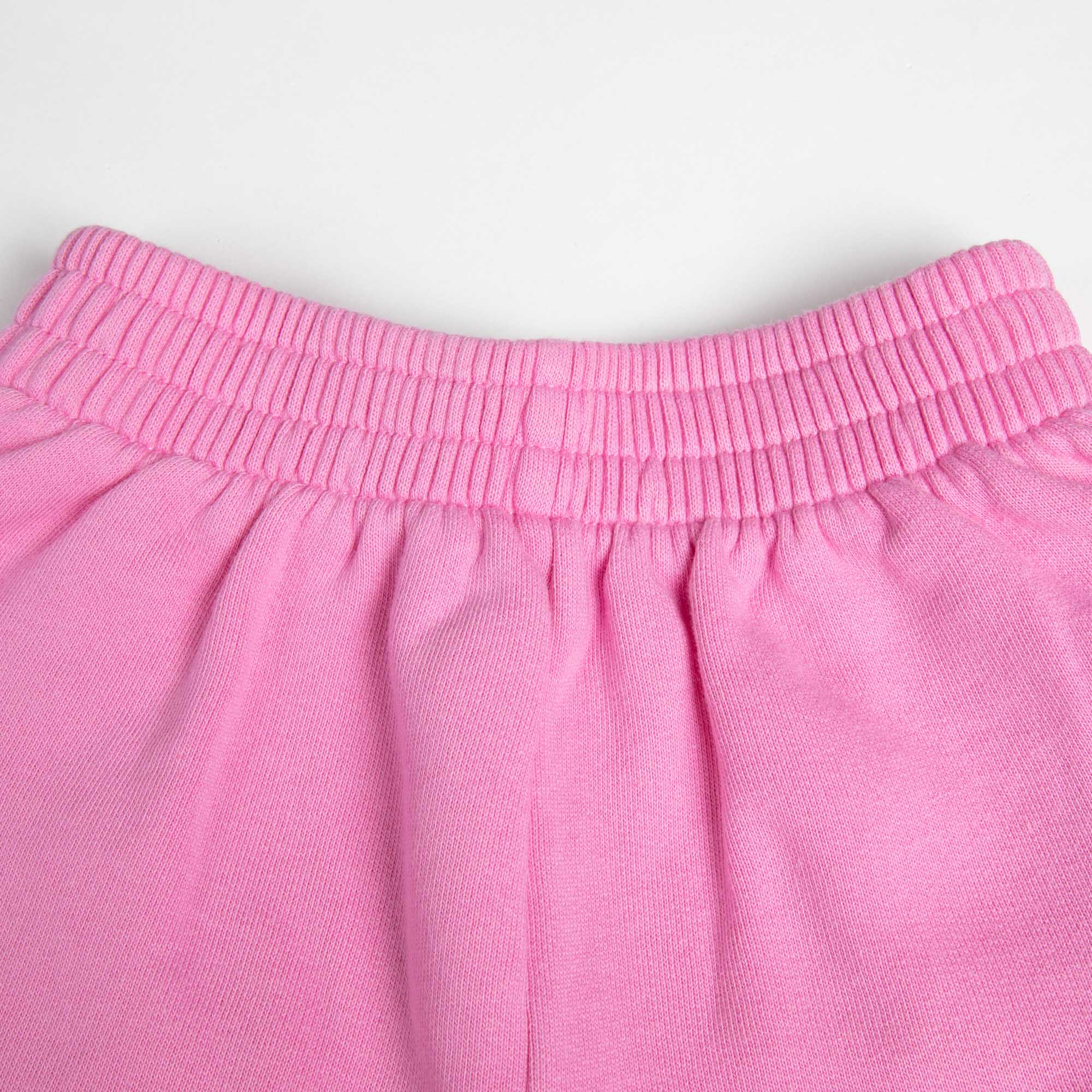 Boys & Girls Pink Logo Cotton Shorts