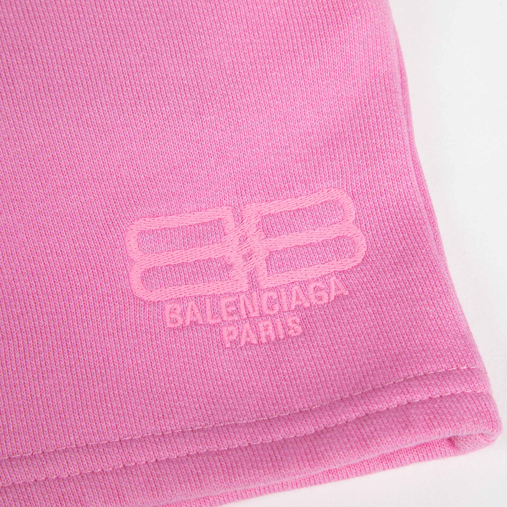 Boys & Girls Pink Logo Cotton Shorts