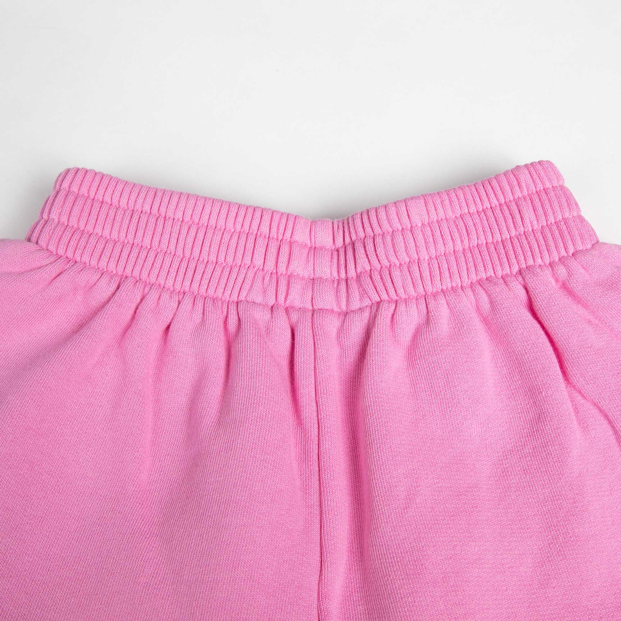 Boys & Girls Pink Logo Cotton Shorts