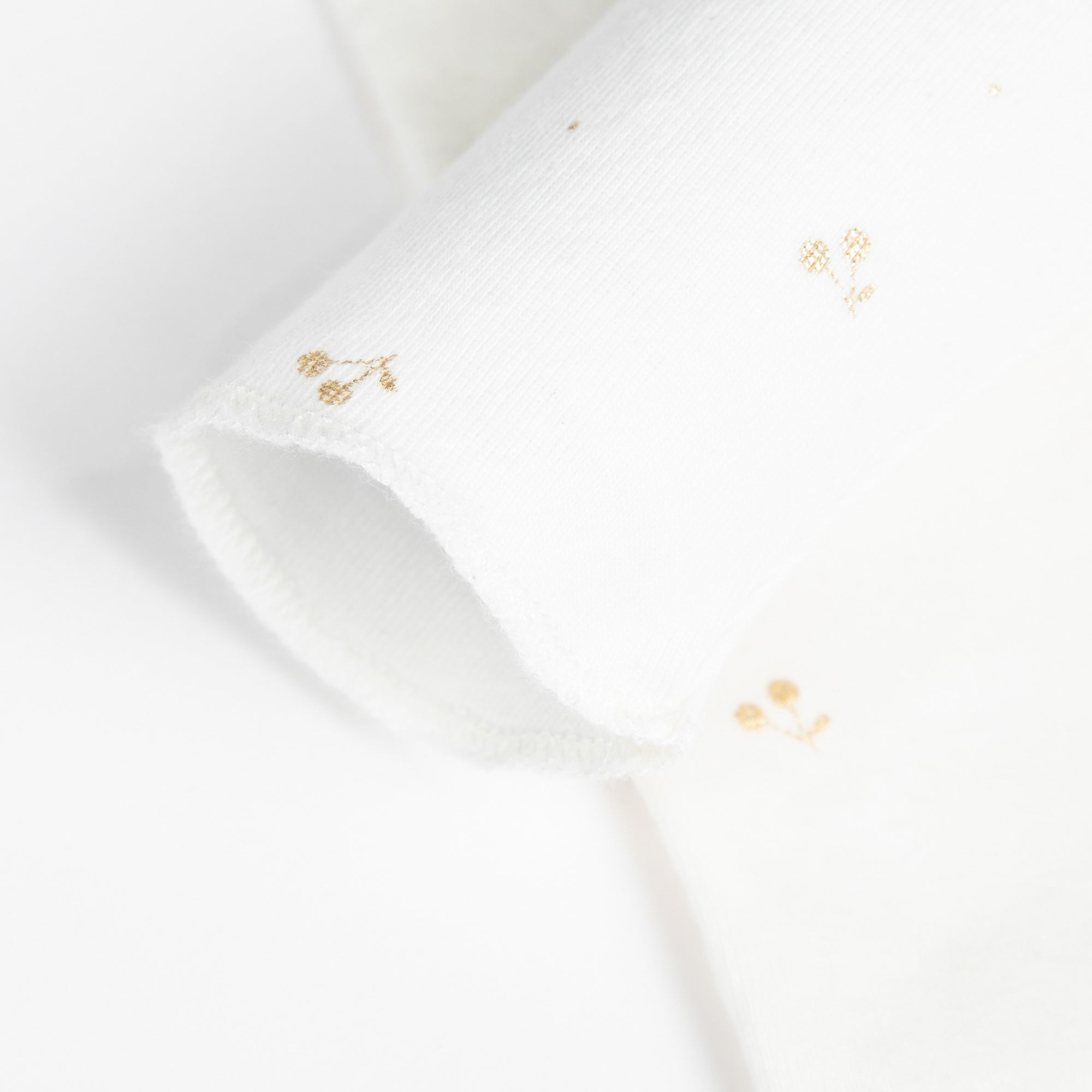 Baby Boys & Girls White Cotton Nightwear Set