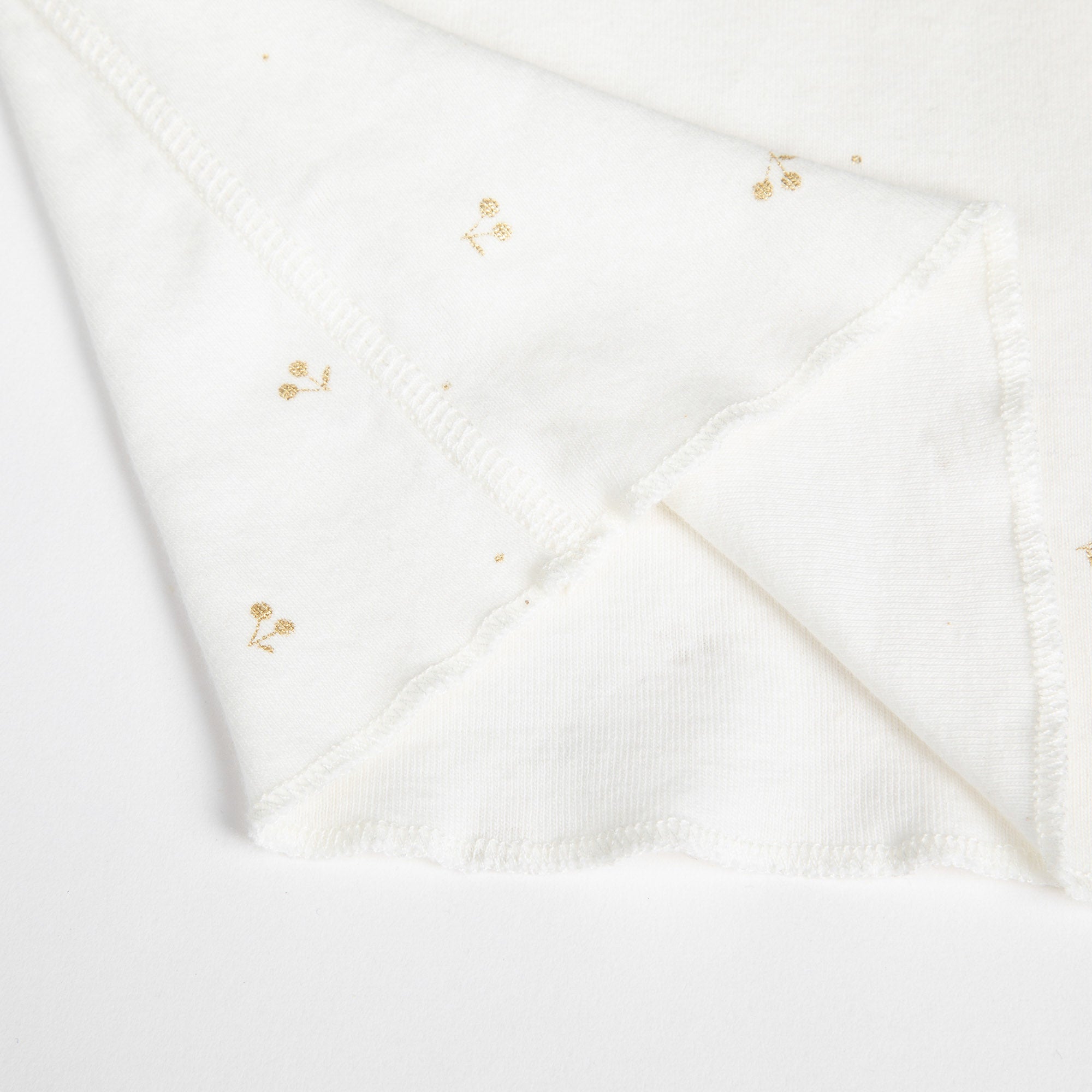 Baby Boys & Girls White Cotton Nightwear Set