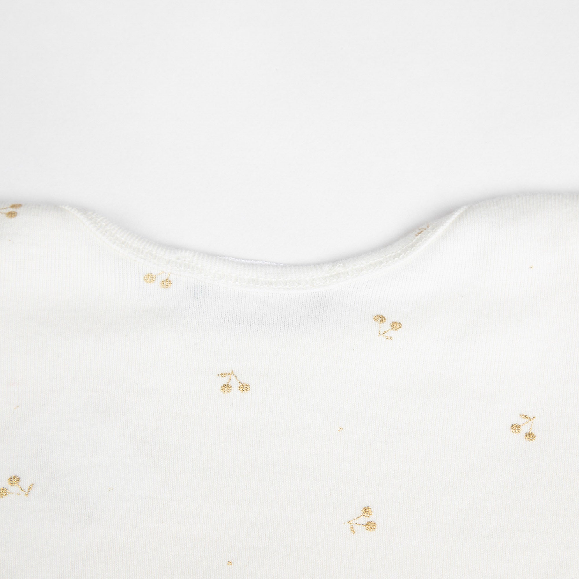 Baby Boys & Girls White Cotton Nightwear Set