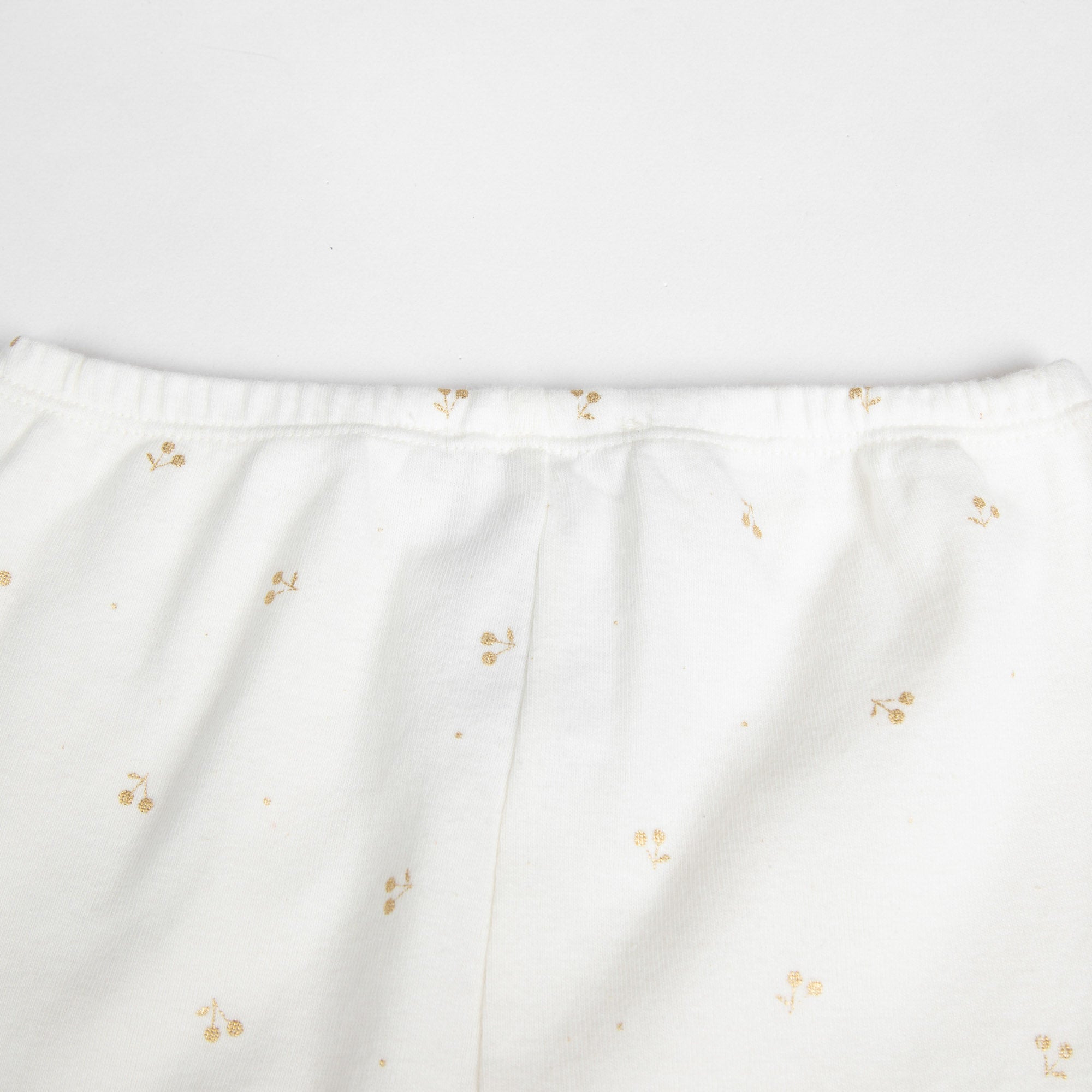 Baby Boys & Girls White Cotton Nightwear Set