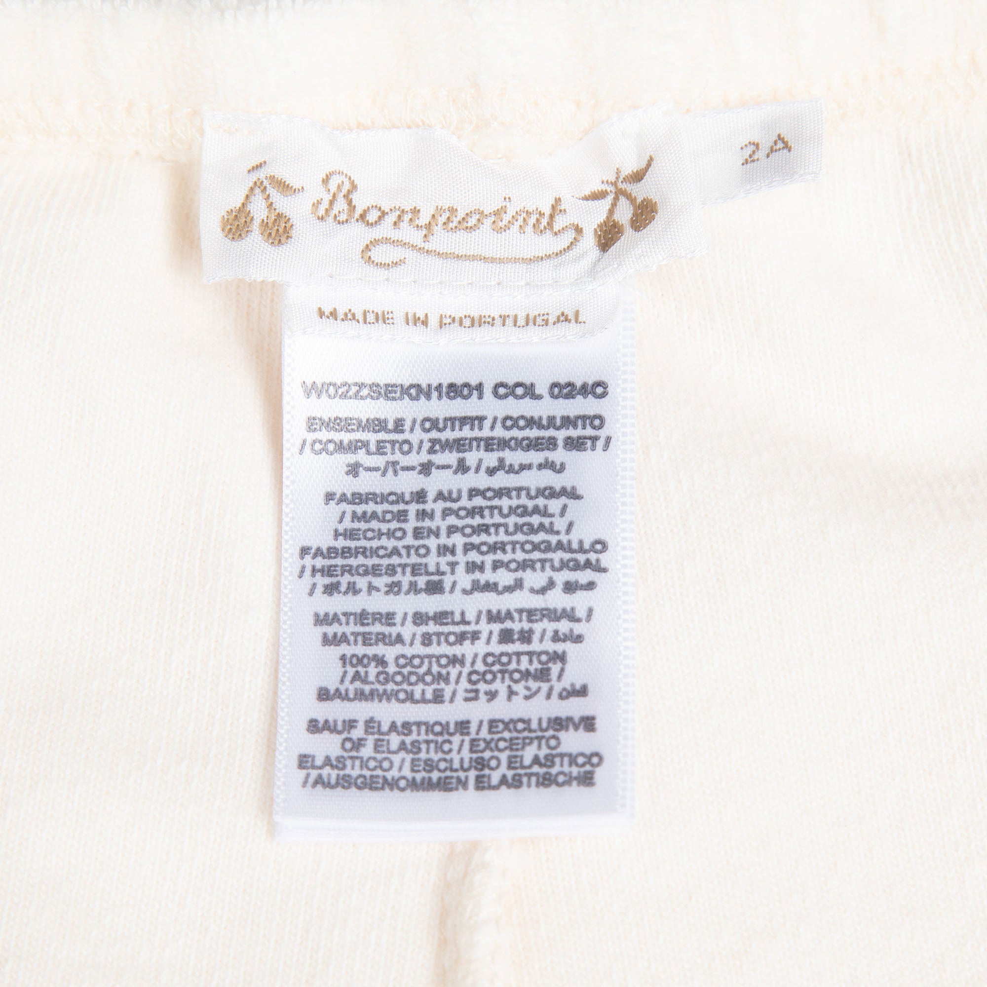 Baby Boys & Girls Beige Cotton Set