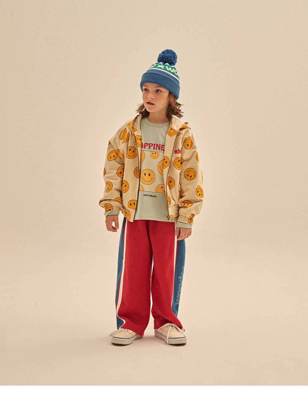 Boys & Girls Blue Printed Cotton T-Shirt