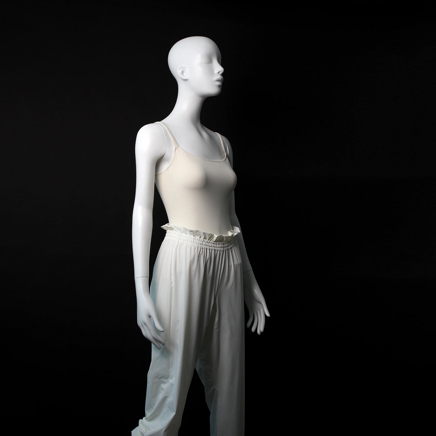 Girls White Ballet Warm Up Trousers