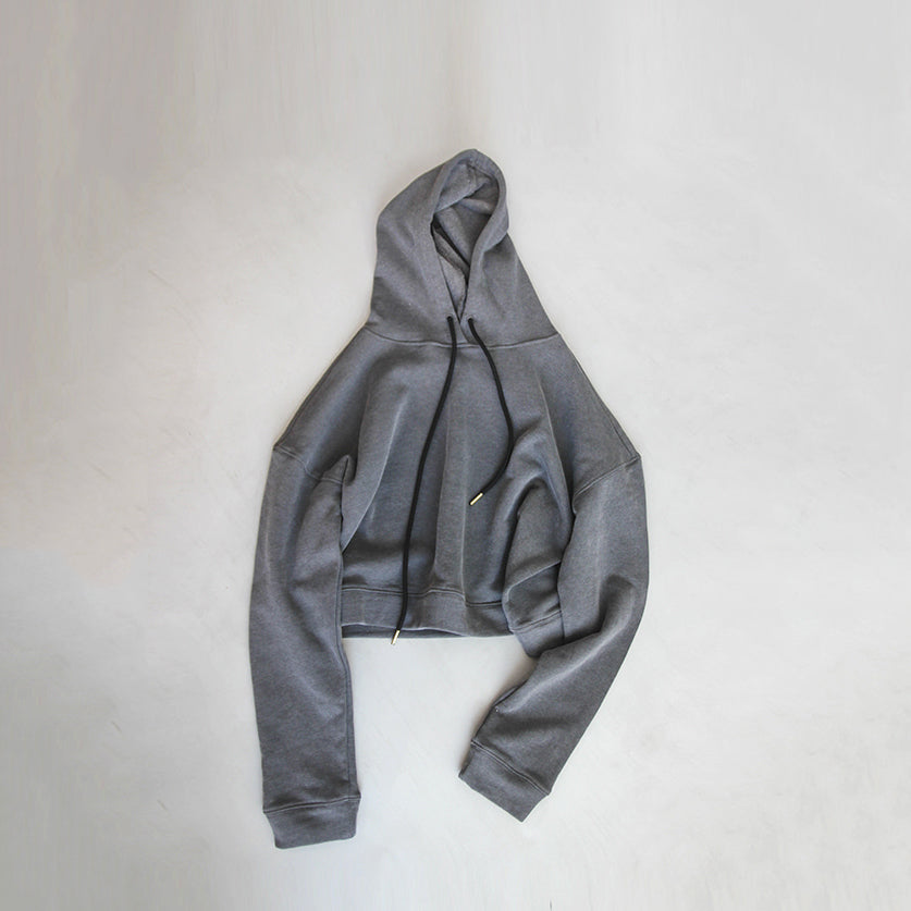 Girls Grey Ballet Warm Up Sweatshirt