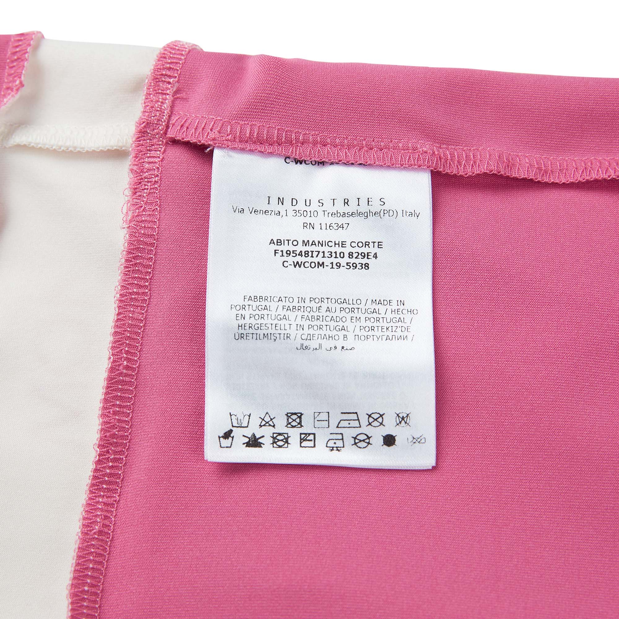 Girls Pink Logo Dress