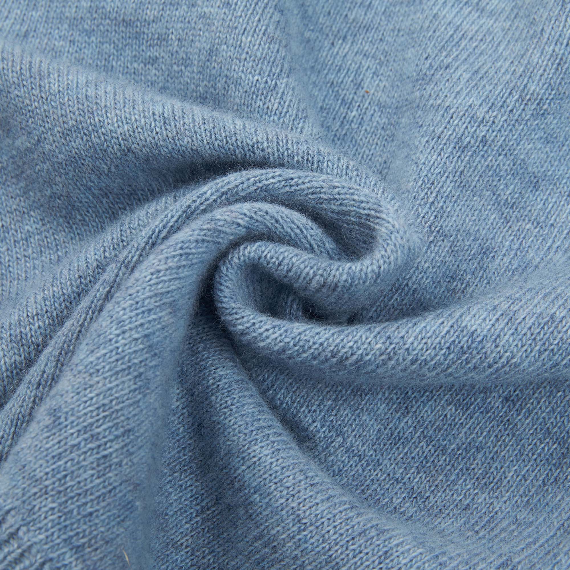 Girls Light Blue Wool Sweater