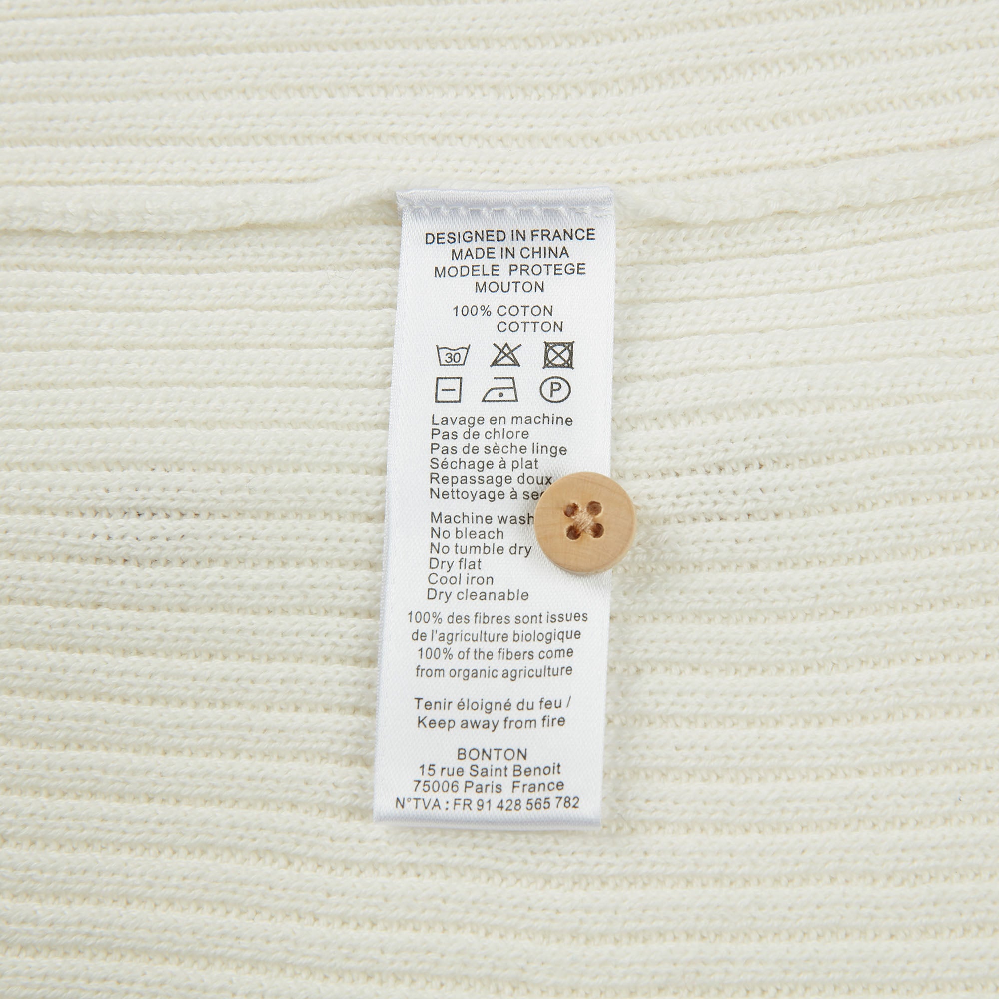 Girls White Cotton Cardigan