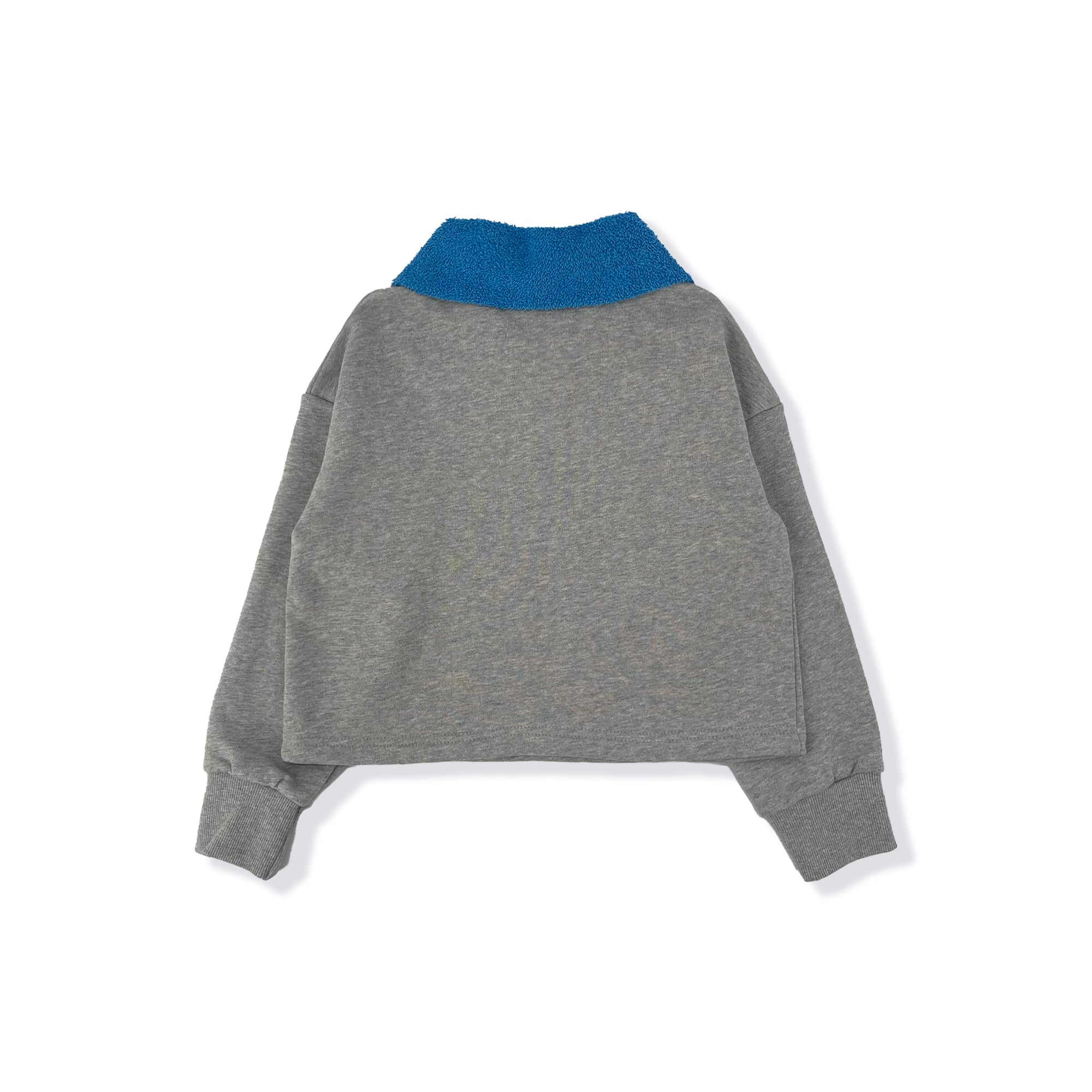 Boys & Girls Light Grey Cotton Sweatshirt