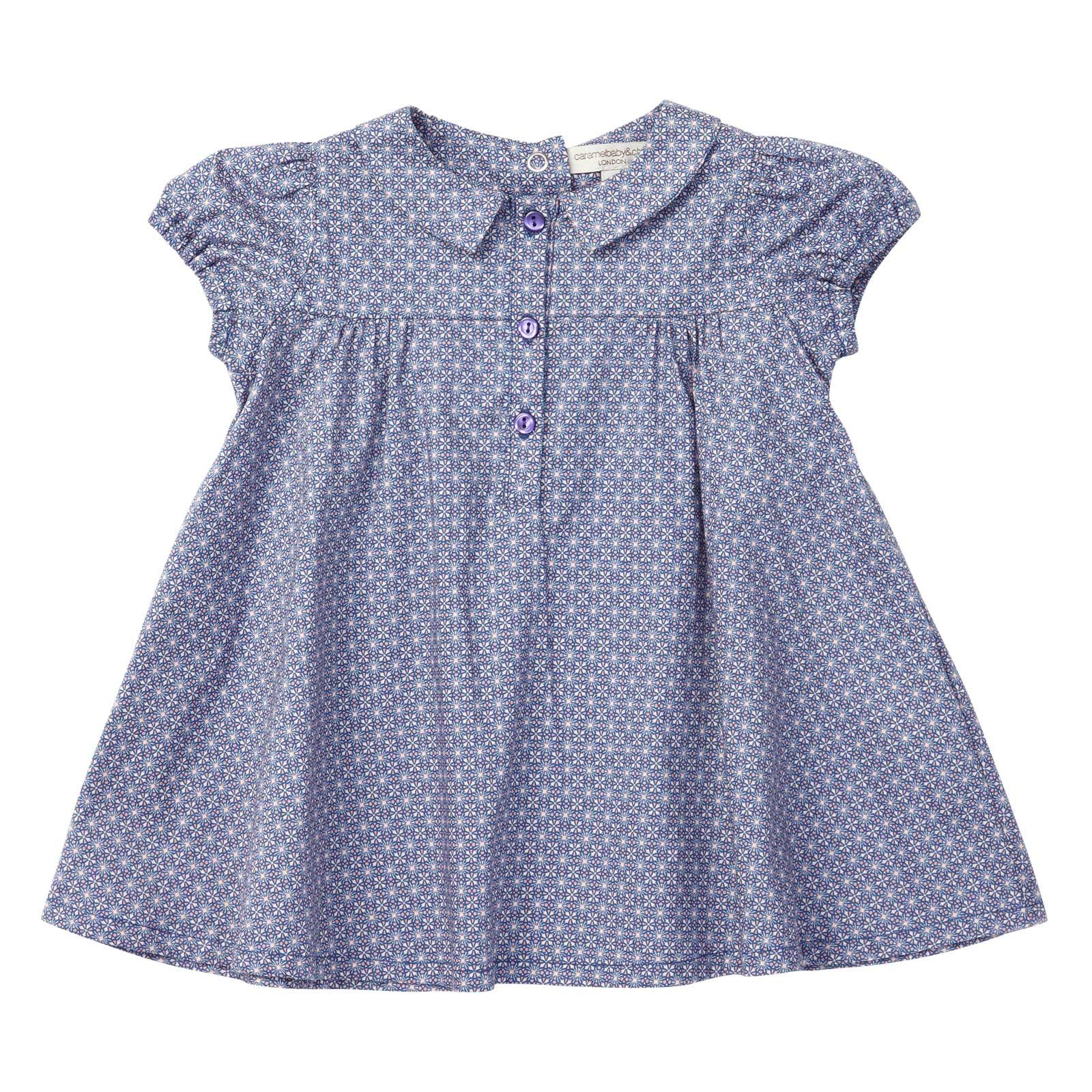 Baby Girls Purple Star Printed Cotton Dress - CÉMAROSE | Children's Fashion Store