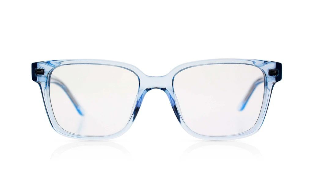 'Spiff' Transparent Blue Sunglasses