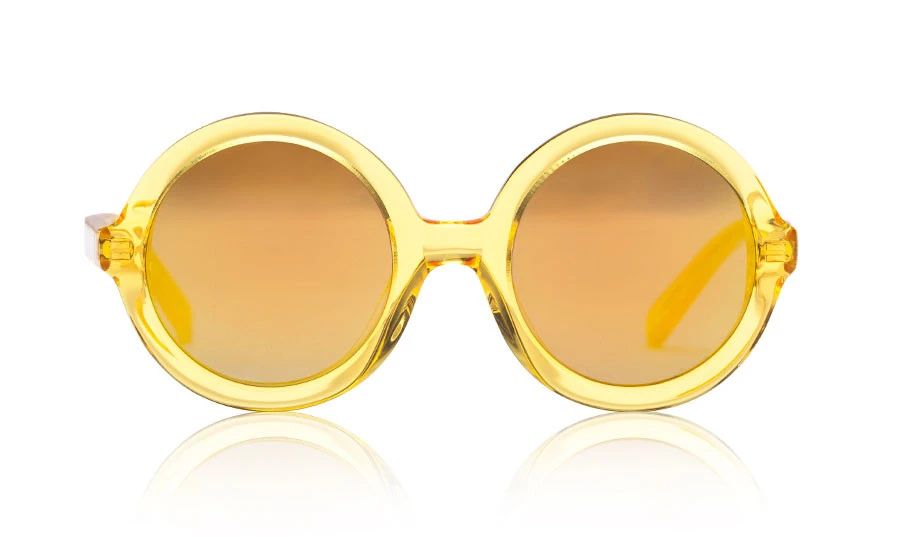 'Lenny' Yellow Jelly Sunglasses