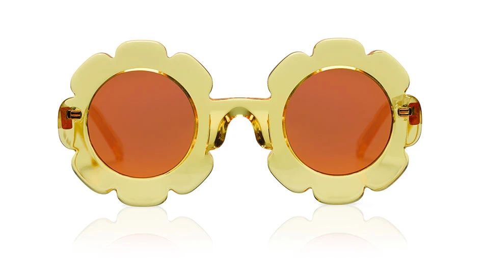 'Pixie' Yellow Jelly Sunglasses
