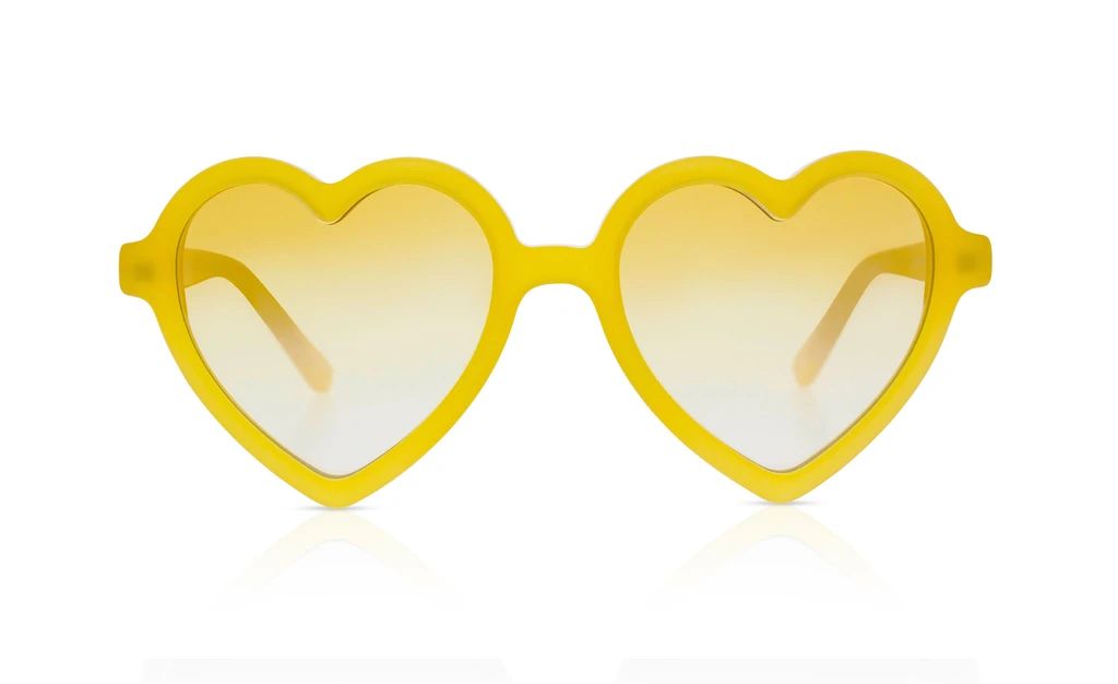 'Lola' Mango Yellow Sunglasses