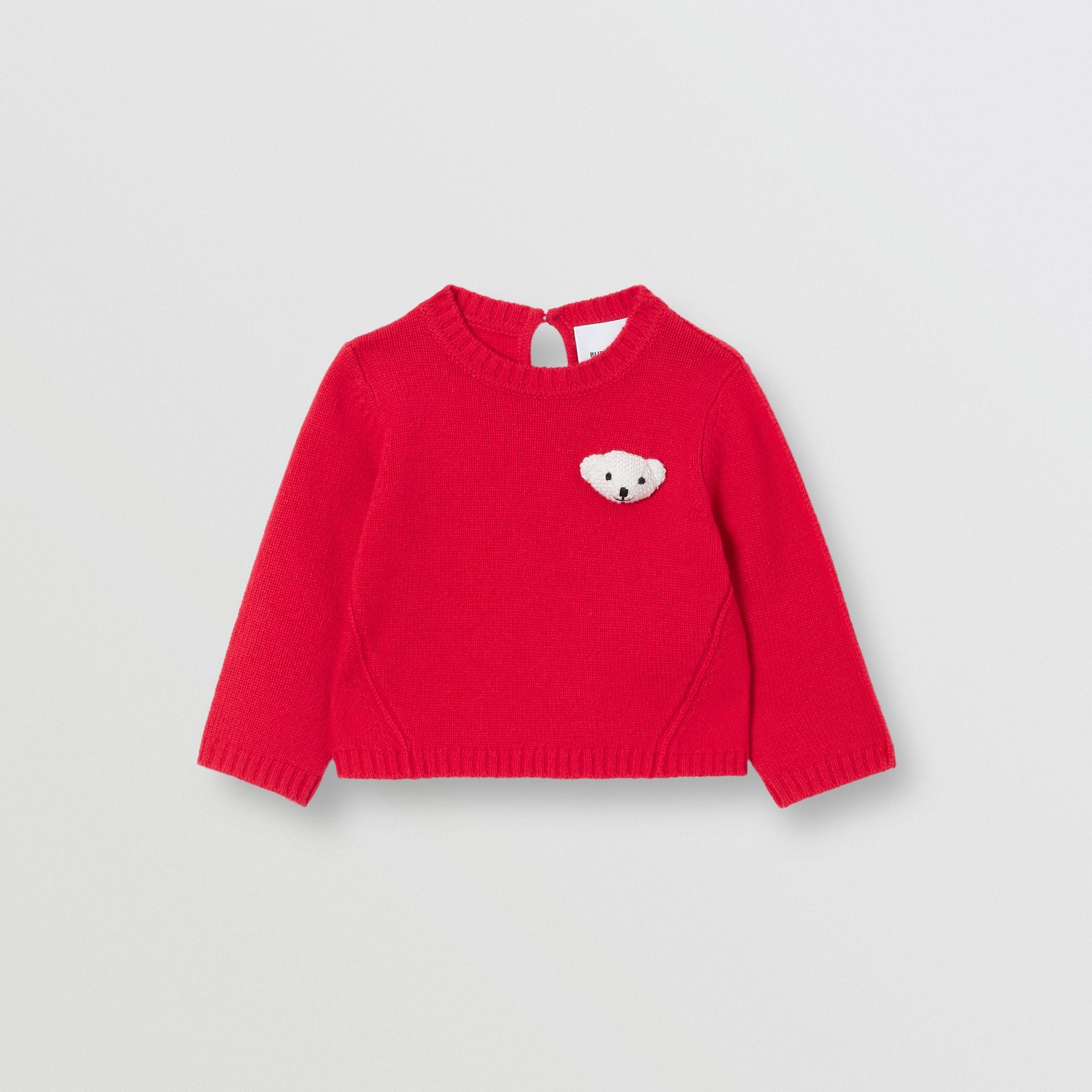 Baby Girls Red Wool Sweater