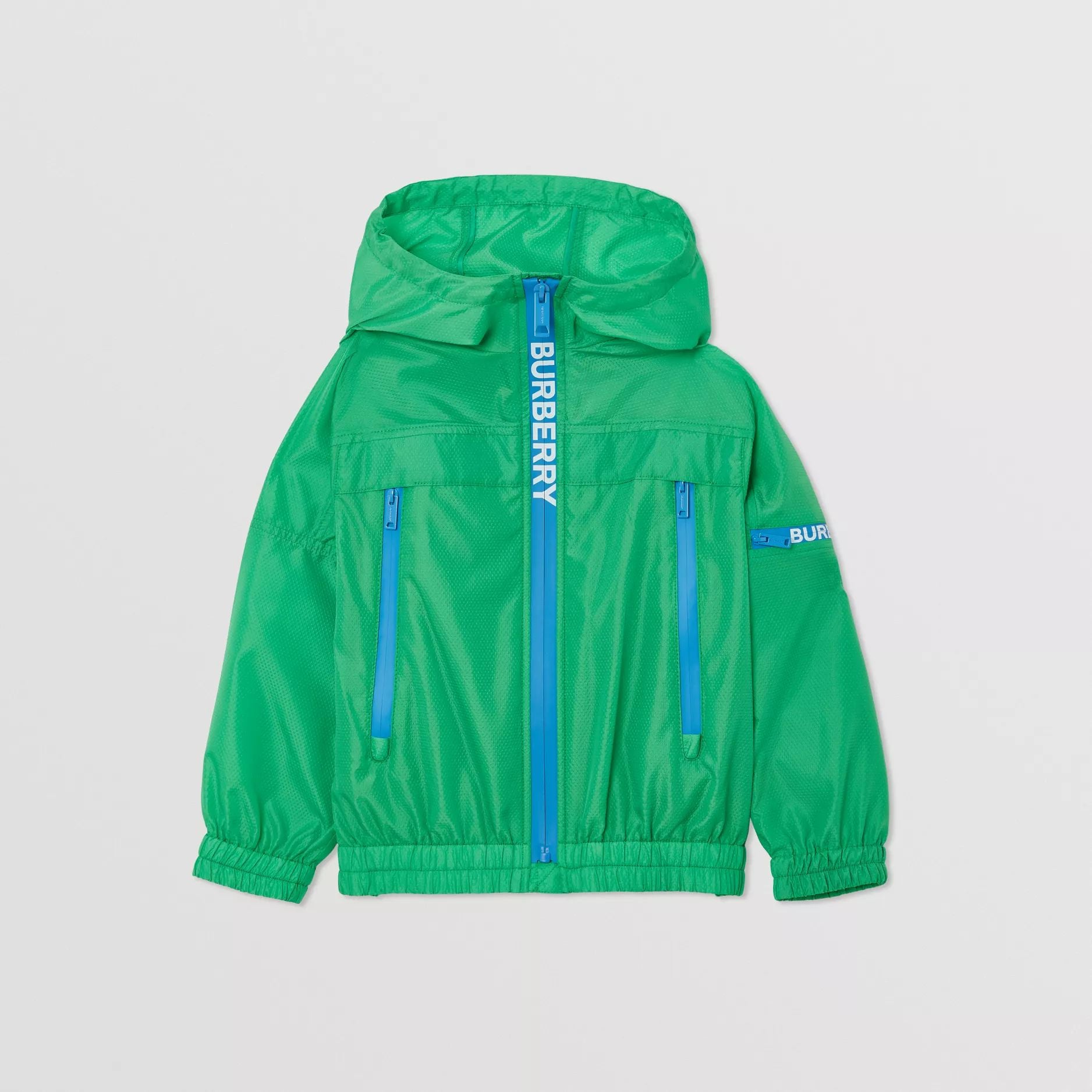 Boys Green Logo Jacket