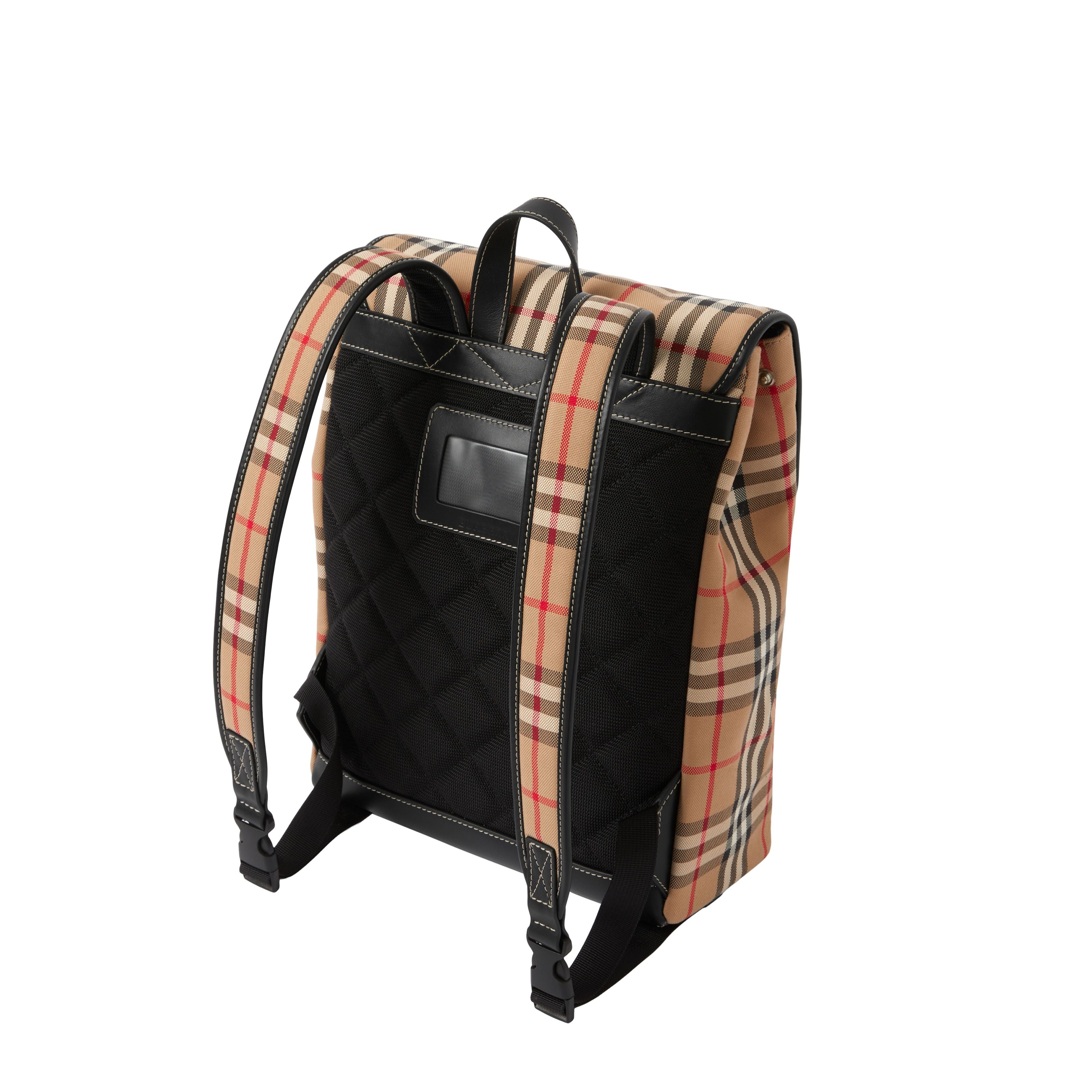 Boys & Girls Beige Check Backpack