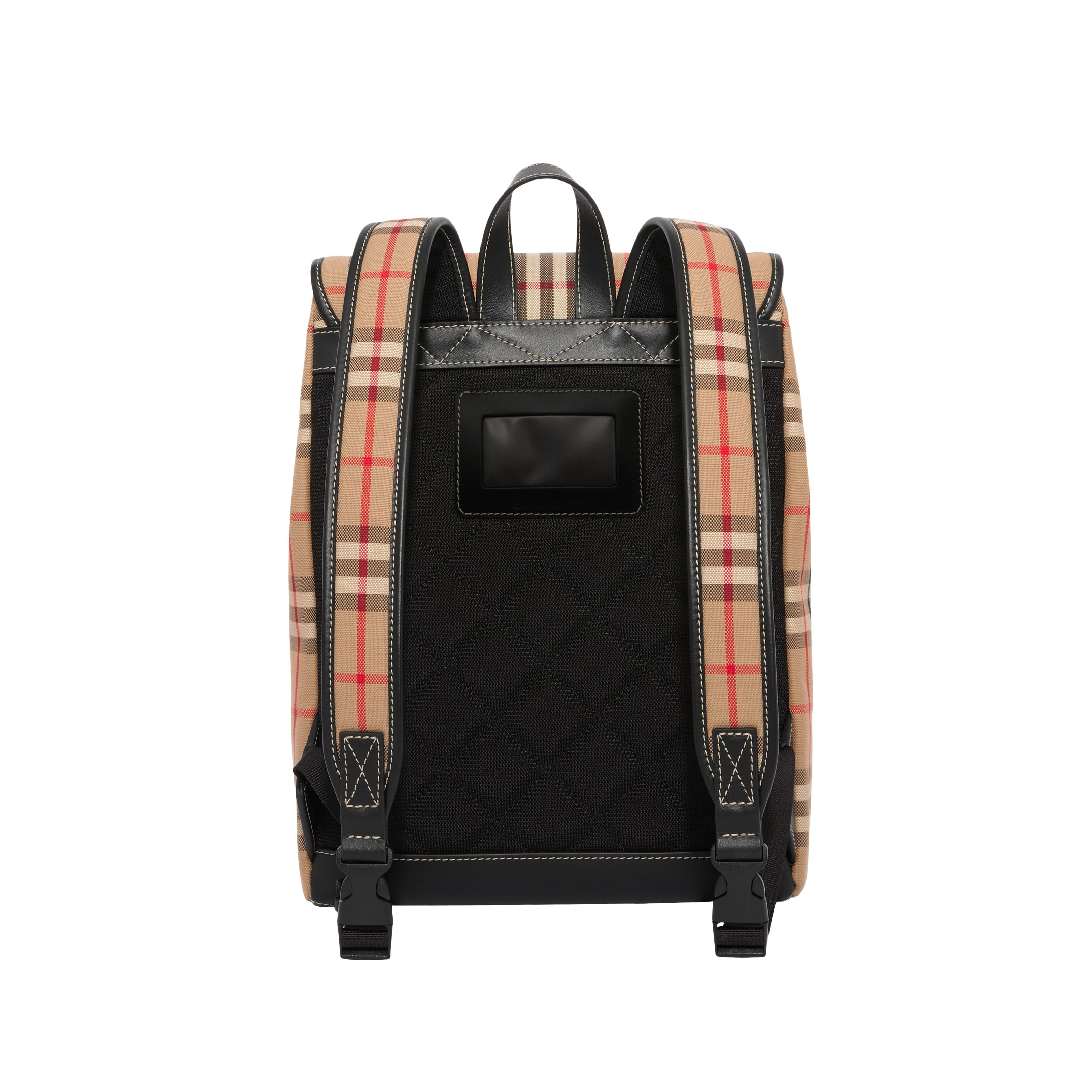 Boys & Girls Beige Check Backpack