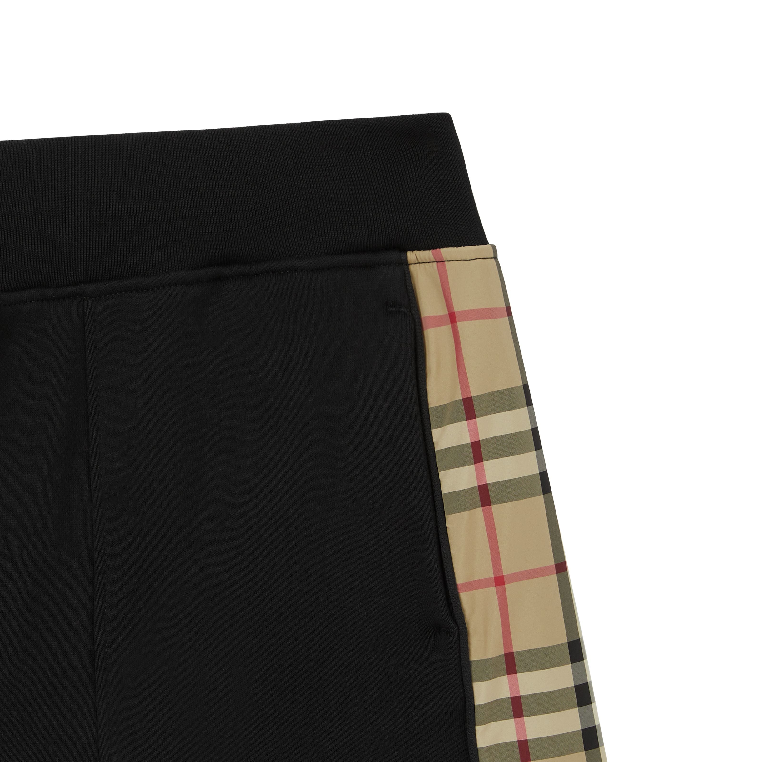 Boys & Girls Black Cotton Shorts