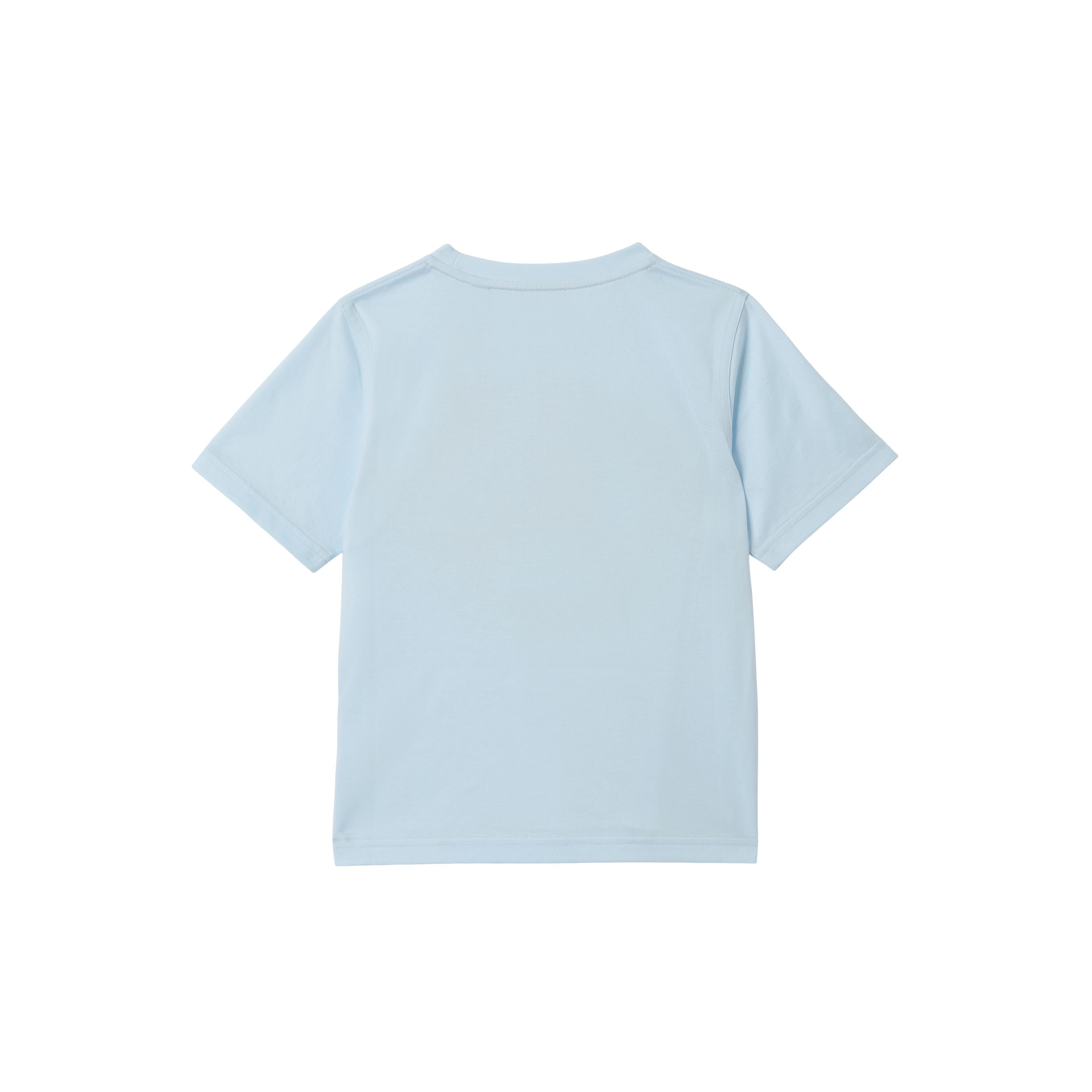 Boys & Girls Pale Blue Cotton T-Shirt