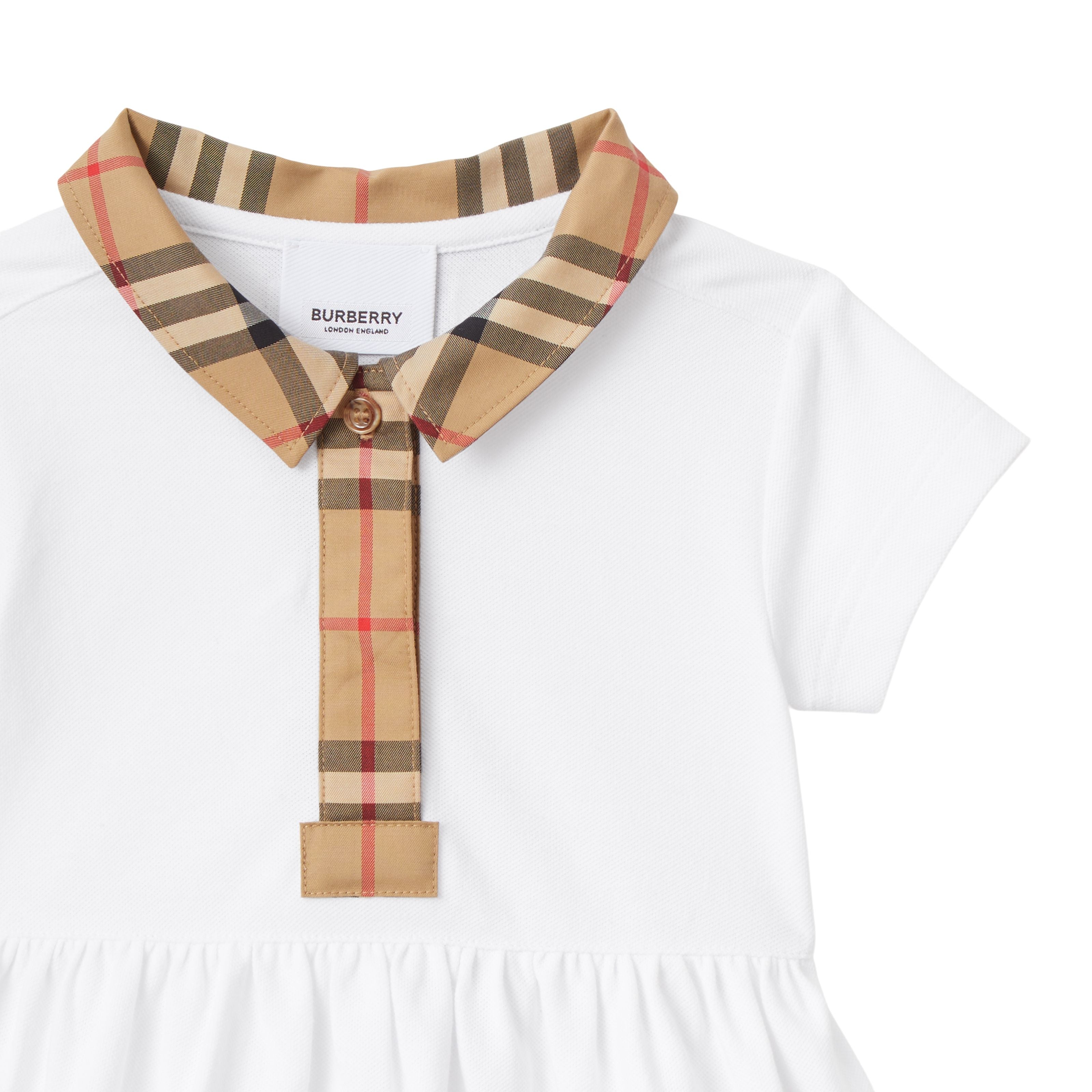 Baby Girls White Cotton Dress Set