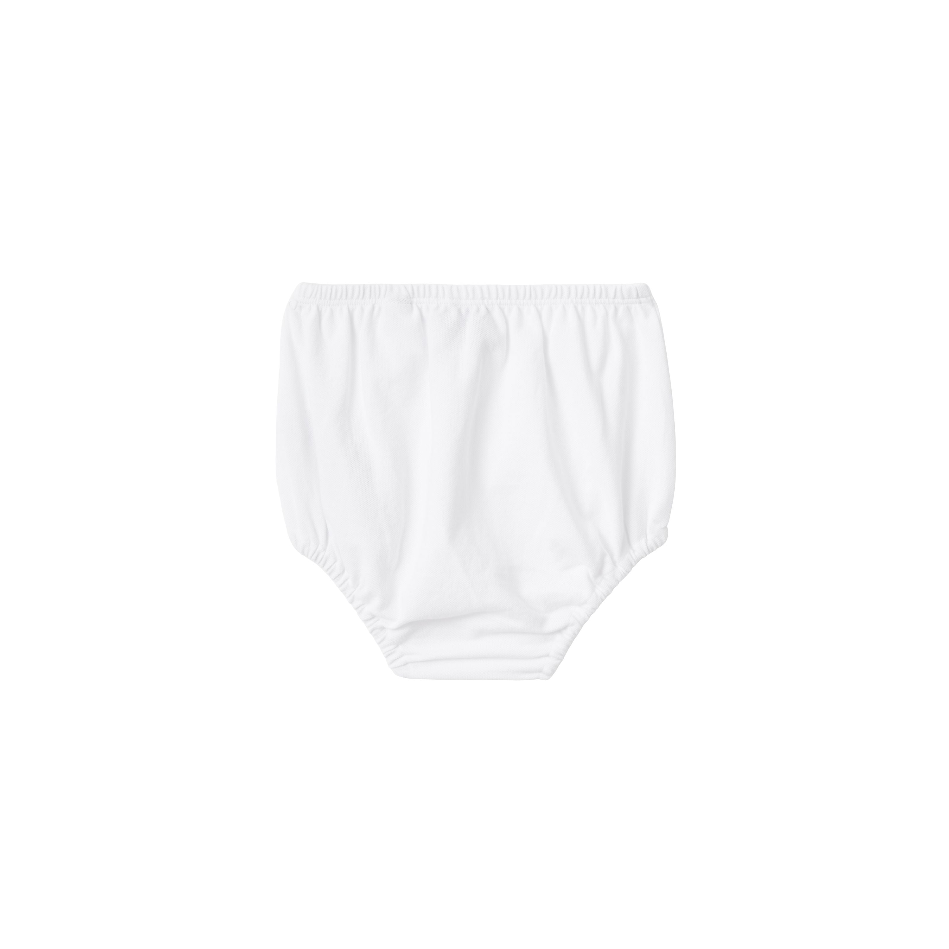 Baby Girls White Cotton Dress Set