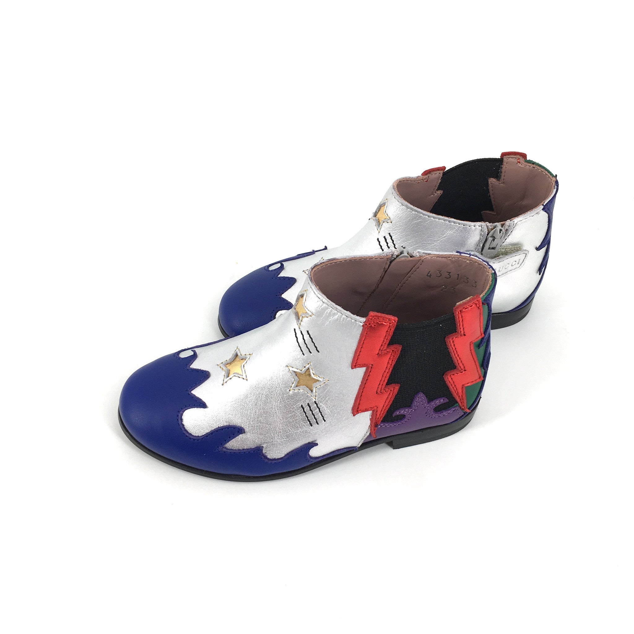 Girls Multicolor Leather Upper And Rubber Sole Boot - CÉMAROSE | Children's Fashion Store - 5