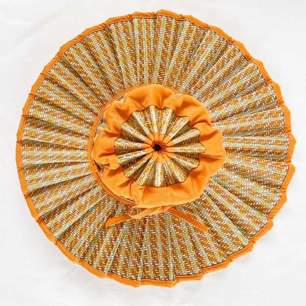 Girls Orange 'Luxe Capri' Hat