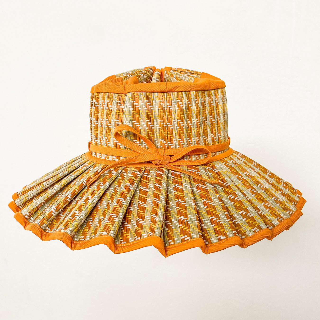 Girls Orange 'Luxe Capri' Hat