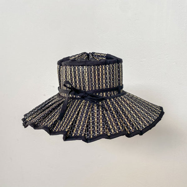 Girls Black 'Island Capri' Hat