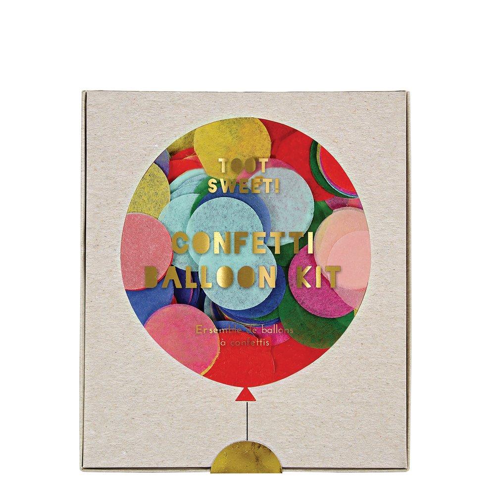 Bright Confetti Balloon Kit (Set of 8)
