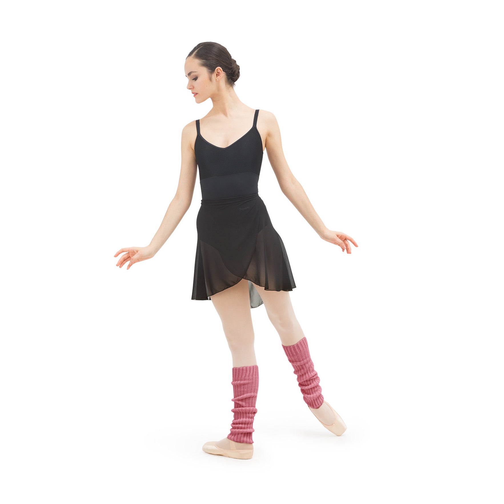 Girls Pink Ballet Puttees