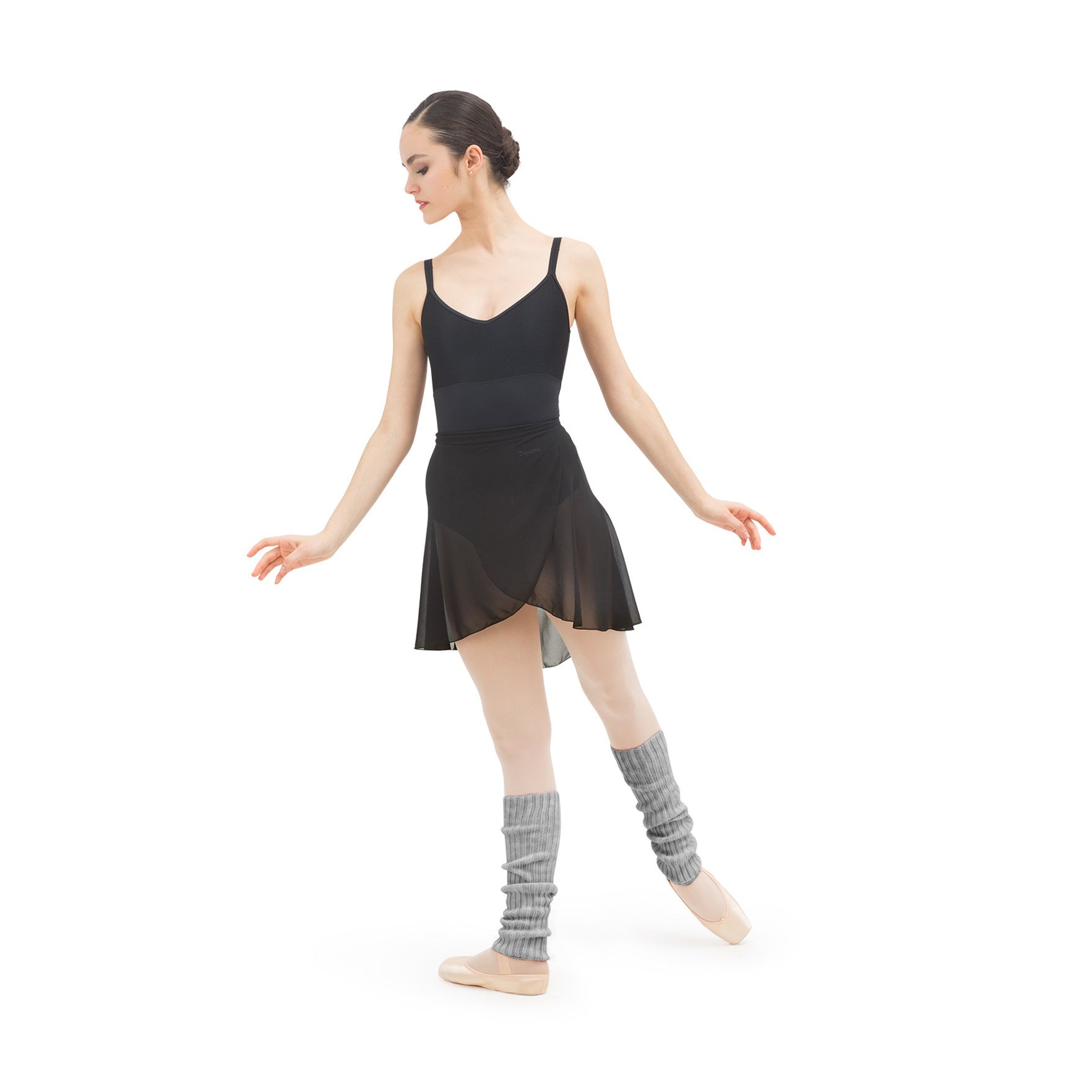 Girls Grey Ballet Puttees
