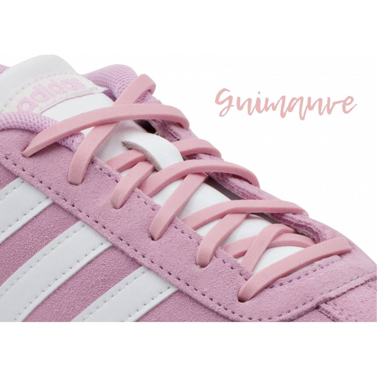 Boys & Girls Pink Silicone Shoelace