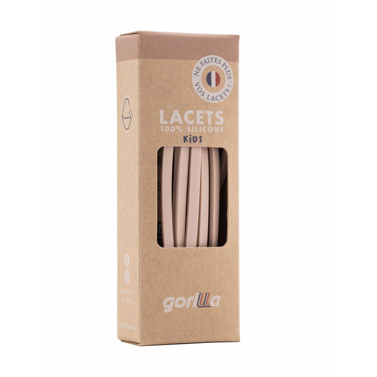 Boys & Girls Light Pink Silicone Shoelace