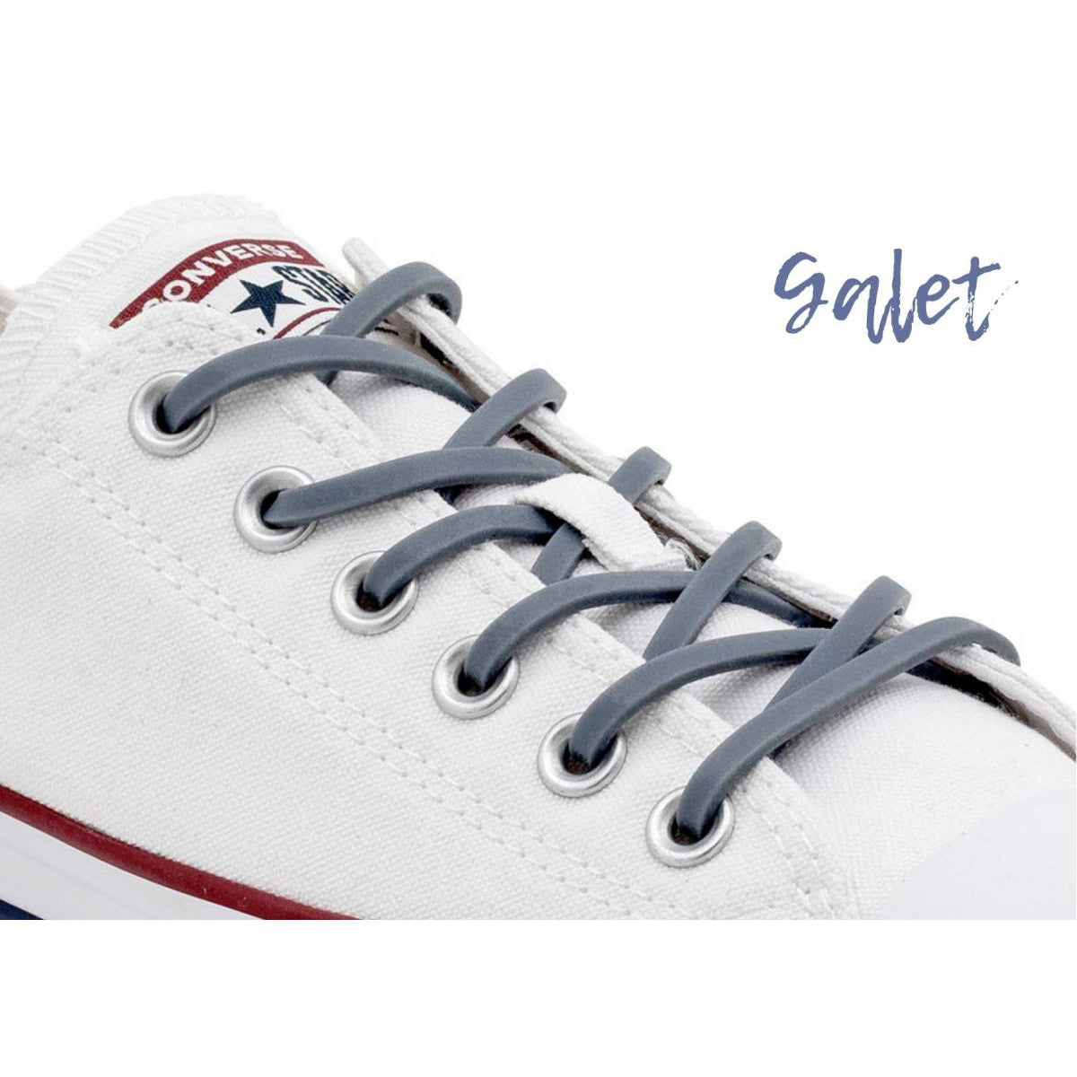 Adult Blue Silicone Shoelace