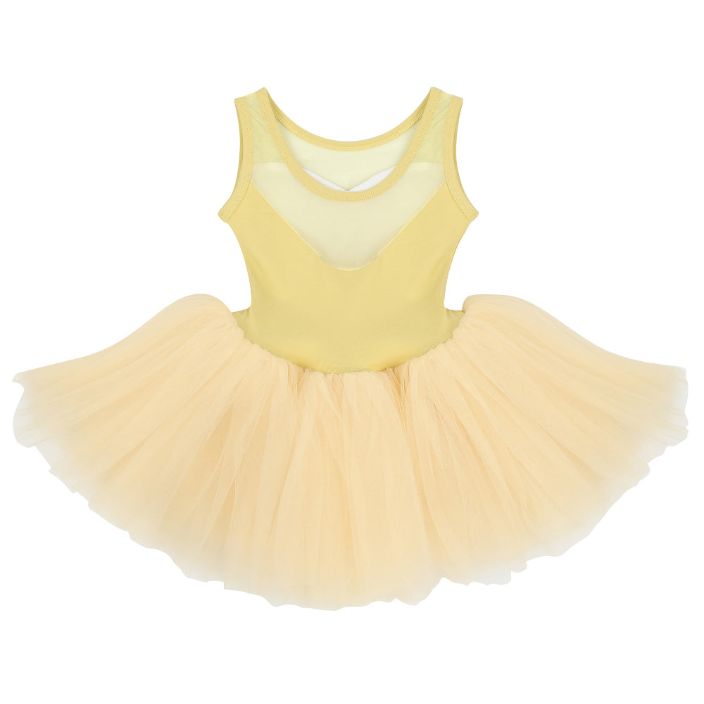 Girls Yellow Ballet Onesies